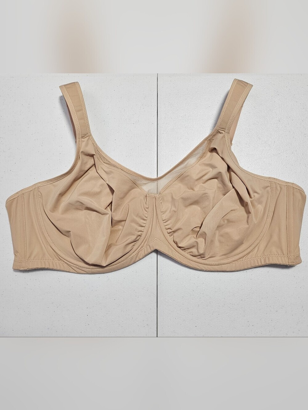 Hsia Everyday Support Full-Coverage Underwire Bra - Nude 46D